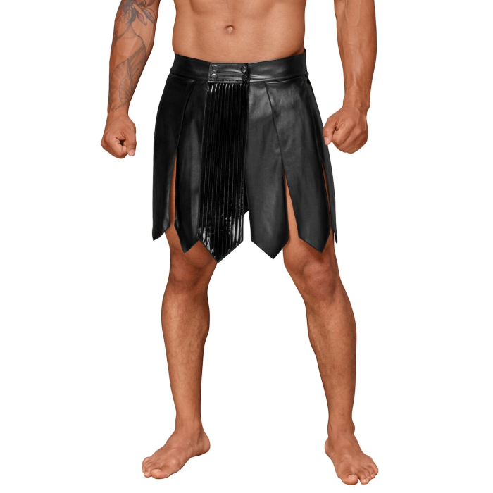 Чоловіча спідниця гладіатора Noir Handmade H053 Eco leather men's gladiator skirt