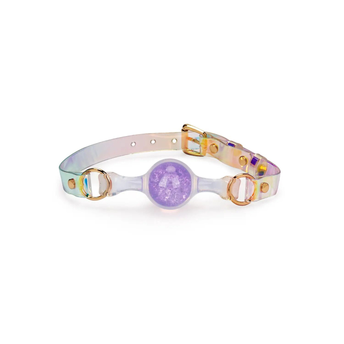 Кляп Liebe Seele Crystal Ball Gag Purple Small Ball