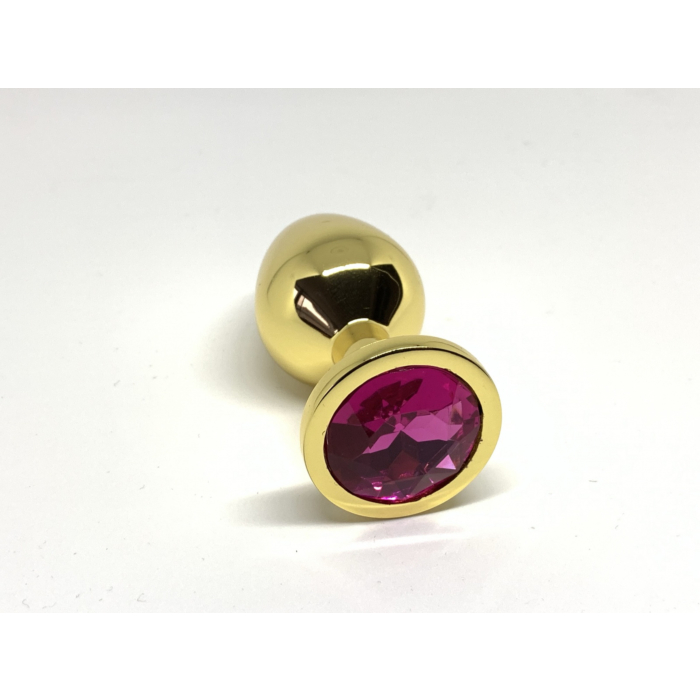 Анальная пробка с кристаллом размер М