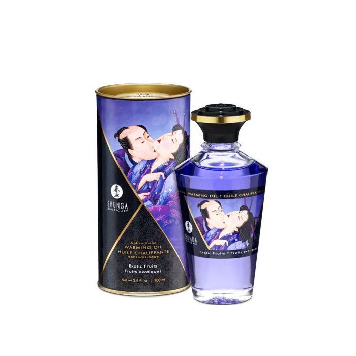 Розігріваюча олія Shunga APHRODISIAC WARMING OIL екзотичні фрукти