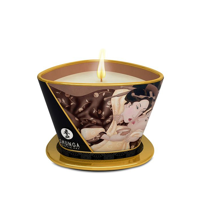 Масажна свічка Shunga Intoxicating Chocolate