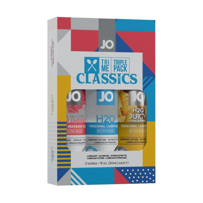 Набор System JO Tri-Me Triple Pack - Classics 3 х 30 мл водная силиконовая и вкусовая смазки