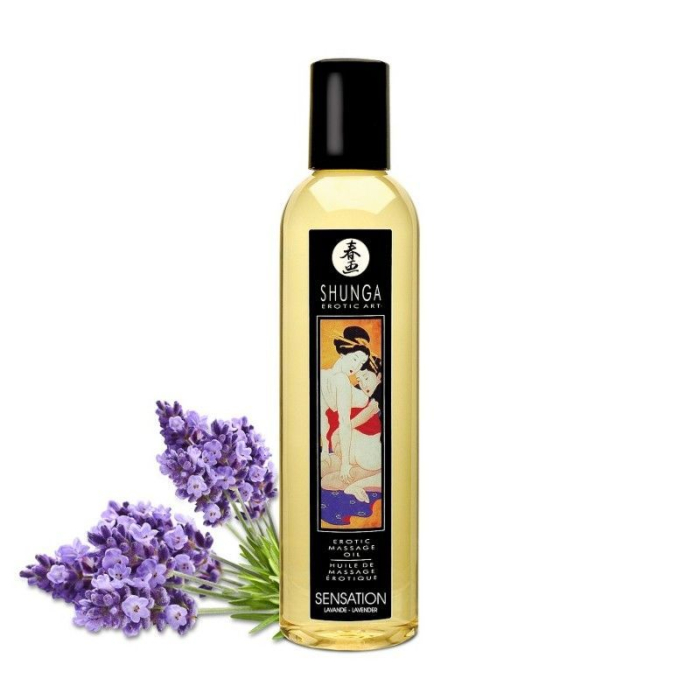 Масажна олія Shunga Sensation - Lavender