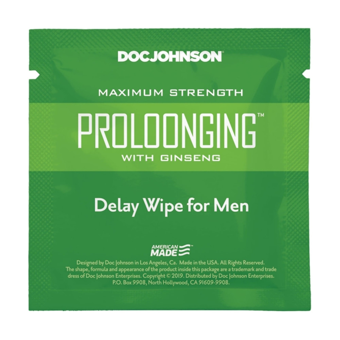 Пролонгатор серветка Doc Johnson Delay Wipe