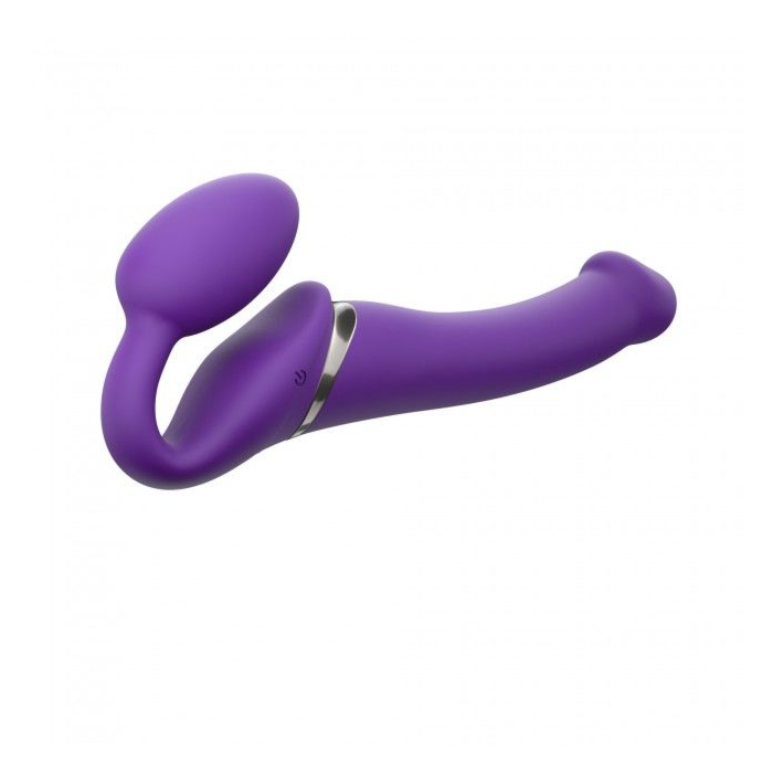 Страпон із вібрацією Strap-On-Me розмір M Violet