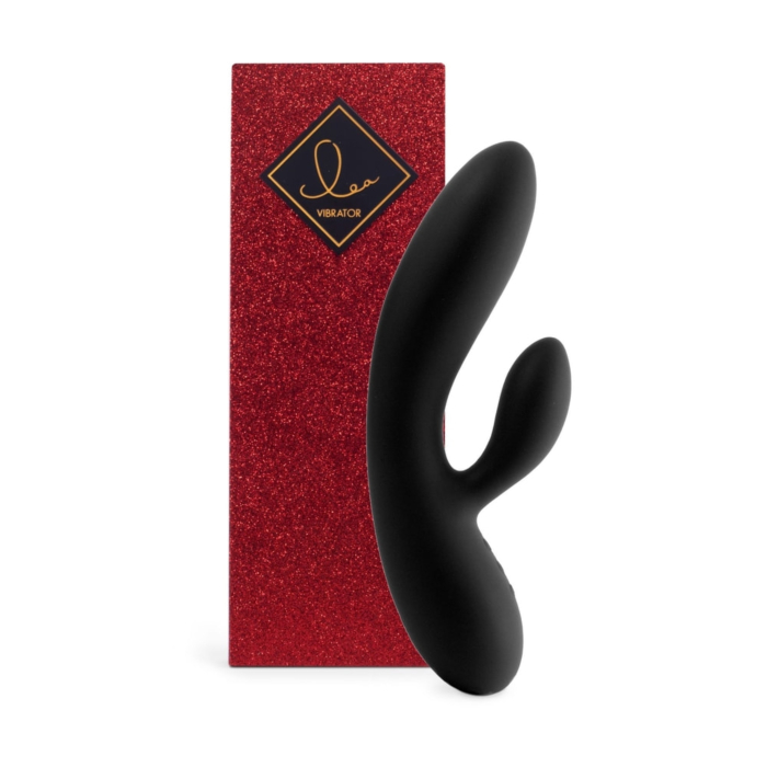 Гнучкий вібратор кроликFeelzToys Lea Rabbit Vibrator Black