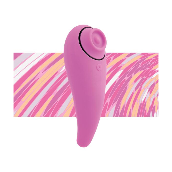 Пульсатор для клітора FeelzToys - FemmeGasm Tapping & Tickling Vibrator Pink