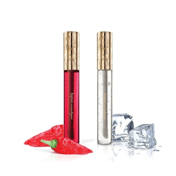 Зігріваючий та охолодний блиск для сосків Bijoux Indiscrets Kissable Nip Gloss DUET