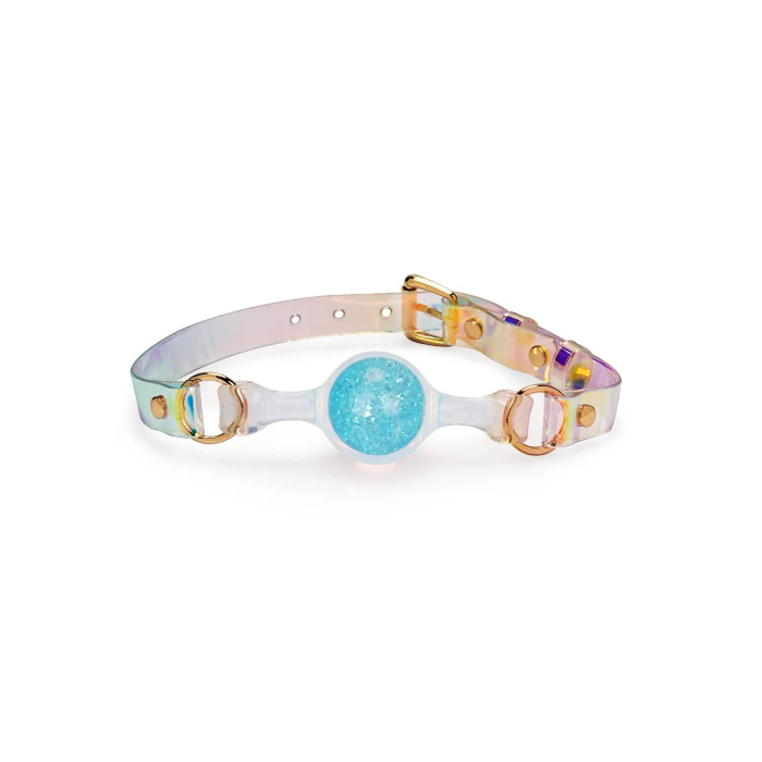 Кляп Liebe Seele Crystal Ball Gag Blue Small Ball
