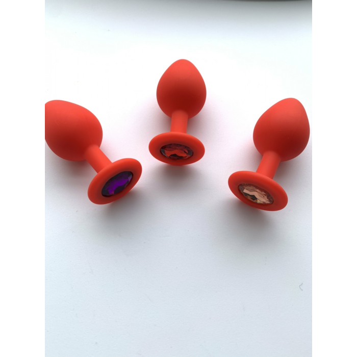 Анальная пробка из силикона Baby XXX размер М