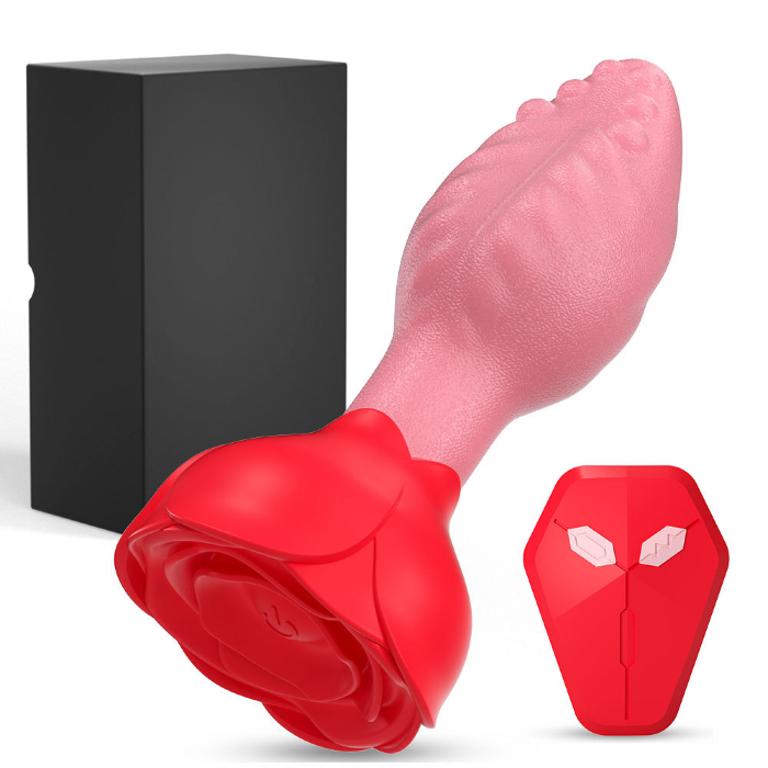 Смарт вібромасажер простати з обертанням Baby XXX Vibro Rose