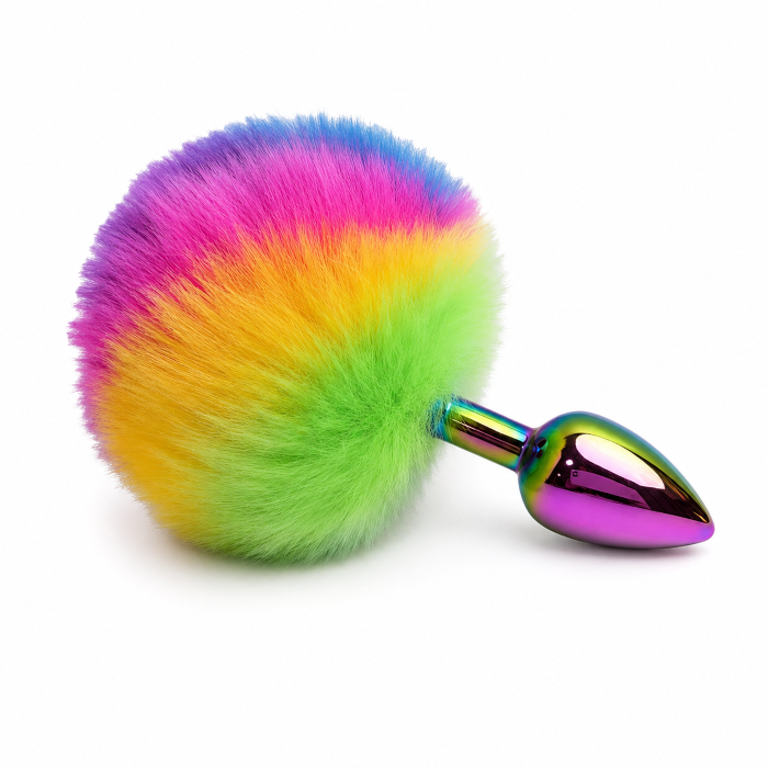 Анальная пробка Baby XXX Rainbow Tail