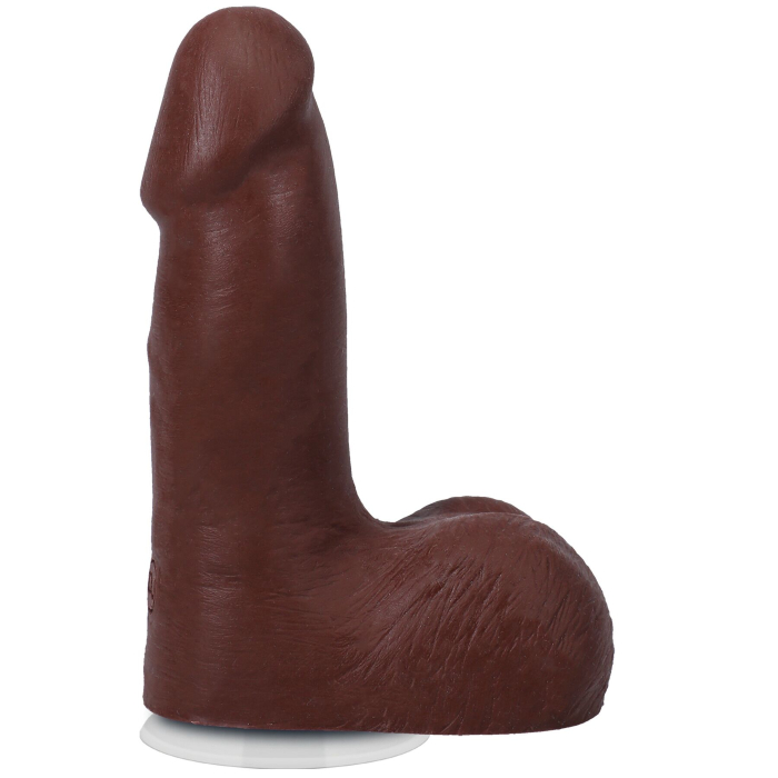 Фалоімітатор Doc Johnson The Realistic Cock Ultraskyn 5" with Balls Chocolate