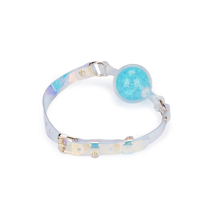 Кляп Liebe Seele Crystal Ball Gag Blue Large Ball