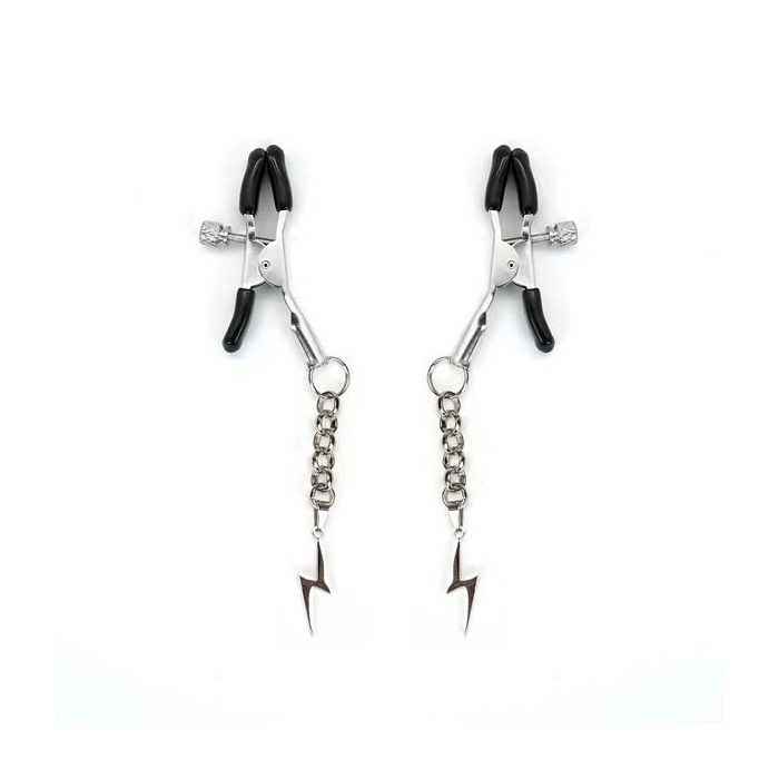 Зажимы для сосков Liebe Seele Lightning Nipple Clamps Silver