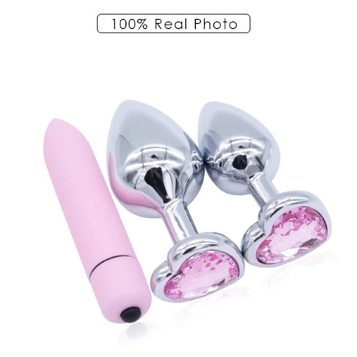 Набор анальных пробок и вибропулей Baby XXX