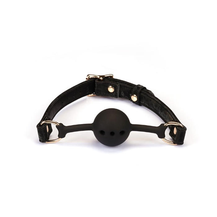 Воздухопроницаемый кляп Liebe Seele Boudoir Amor Ball Gag Black