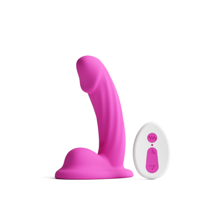 Дилдо с вибрацией NS Novelties Colours Curve Vibrating 5" Dildo Pink