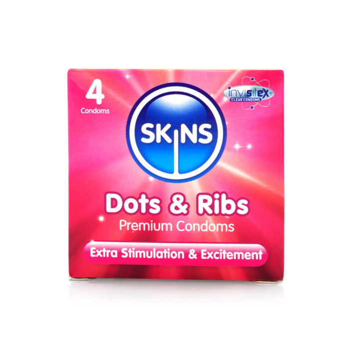 Презервативи SKINS Dots &Ribs 4 шт