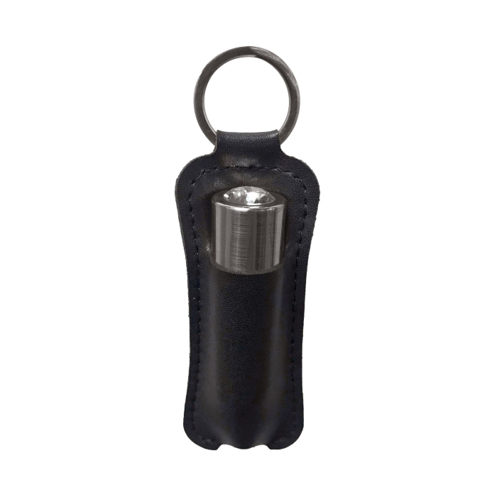 Вибропуля PowerBullet First-Class Bullet 2.5″ with Key Chain Pouch Gun Metal