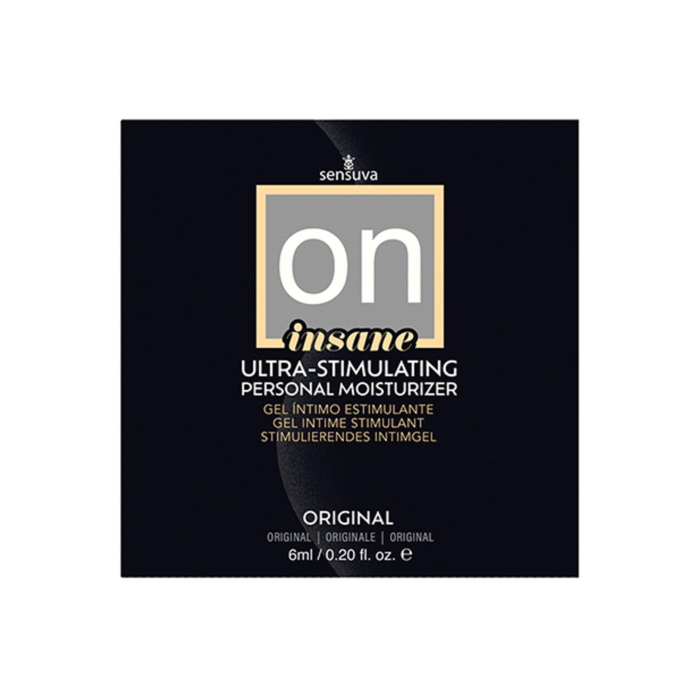 Пробник стимулирующей смазки Sensuva - Ultra-Stimulating On Insane (6 мл)
