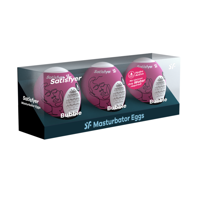 Набор мастурбаторов Satisfyer Egg Set Bubble 3 шт