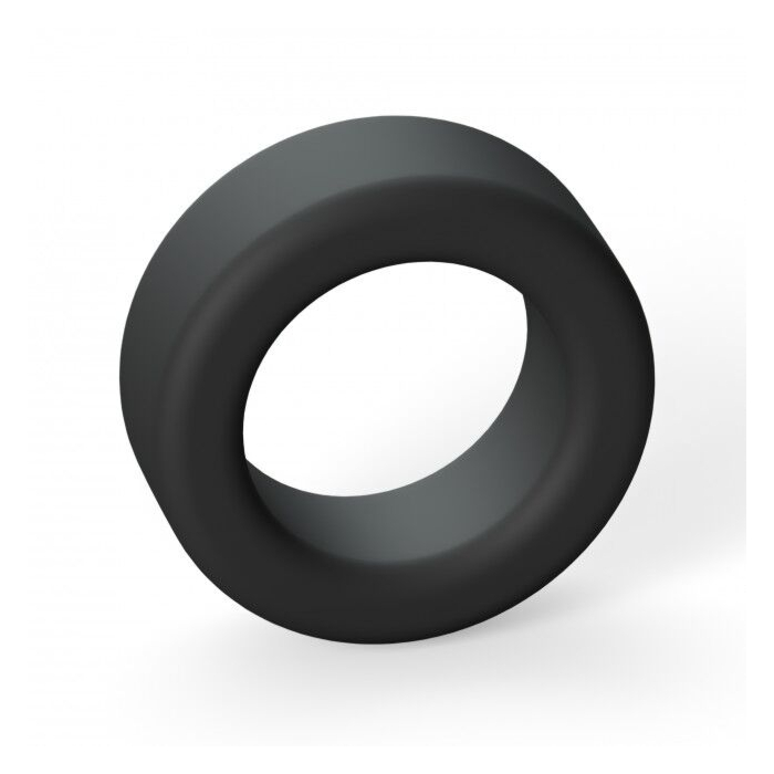 Эрекционное кольцо широкое Love To Love COOL RING - BLACK ONYX