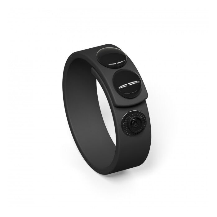 Регулируемое эрекционное кольцо на кнопках Love To Love HERO RING - BLACK ONYX