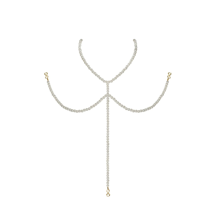 Намисто під перлини на декольте Obsessive A757