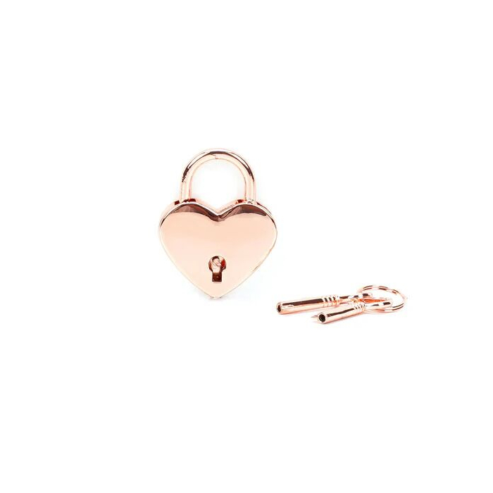 Замочок Liebe Seele Heart Shape Padlock Rose Gold 2 шт