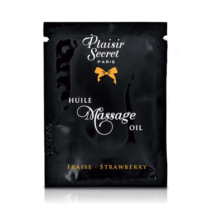 Пробник олії для масажу Plaisir Secret Fraise-Strawberry 3 мл