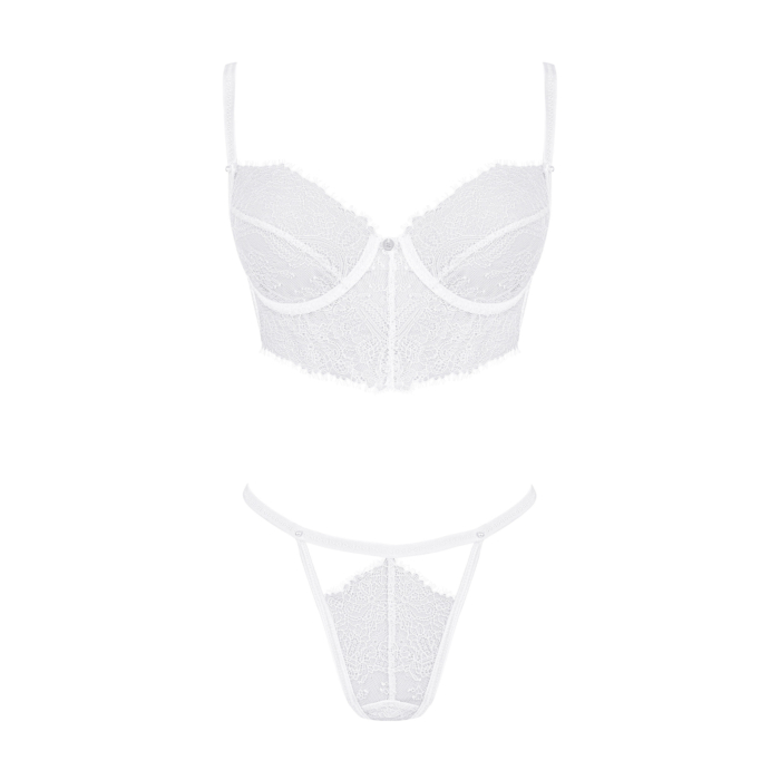 Комплект Obsessive Bianelle L/XL