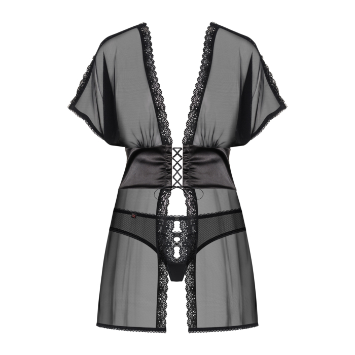 Спокусливий бебідолл і трусики Obsessive 868-BAB-1 L/XL