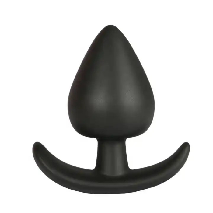 Анальна силіконова пробка Baby XXX М Black