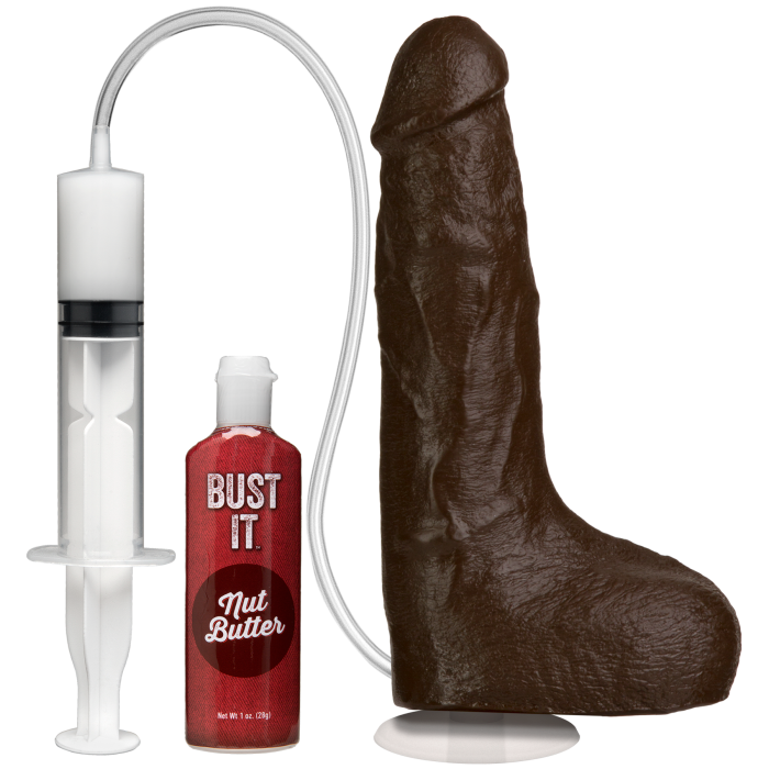 Фалоімітатор Doc Johnson The Realistic Cock Squirting 9,5" Chocolate