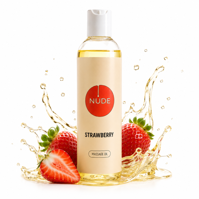 Масажне масло NUDE Strawberry 250 мл