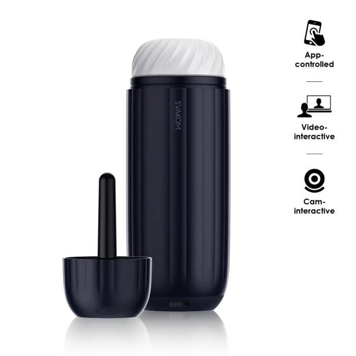 Інтерактивний смарт-мастурбатор Svakom Sam Neo 2 Pro з підігрівом