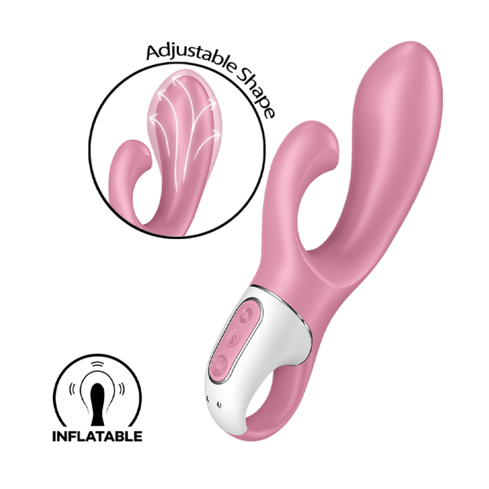 Вібратор-кролик Satisfyer Air Pump Bunny 2 pink