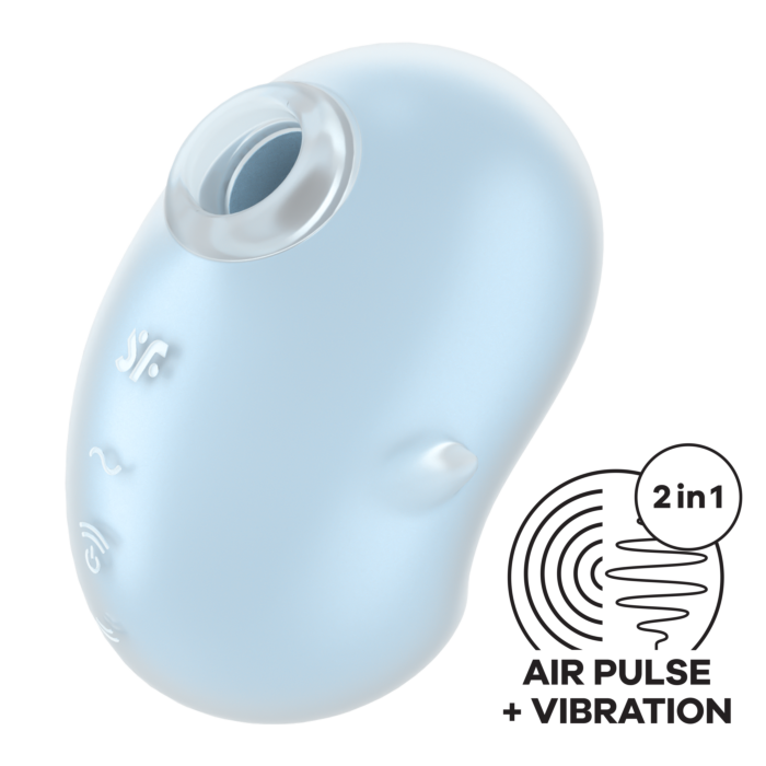 Вакуумний кліторальний стимулятор Satisfyer Cutie Ghost Blue