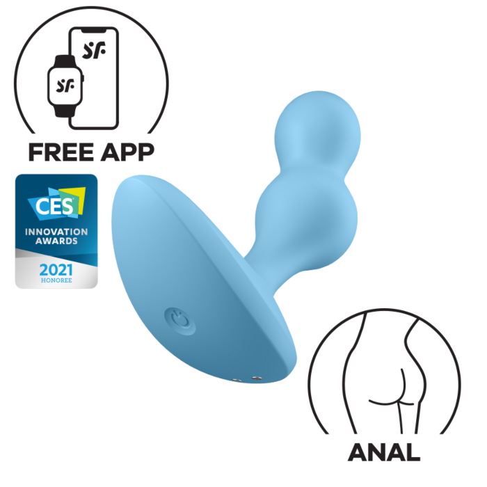 Анальний вібратор Satisfyer Deep Diver Light blue