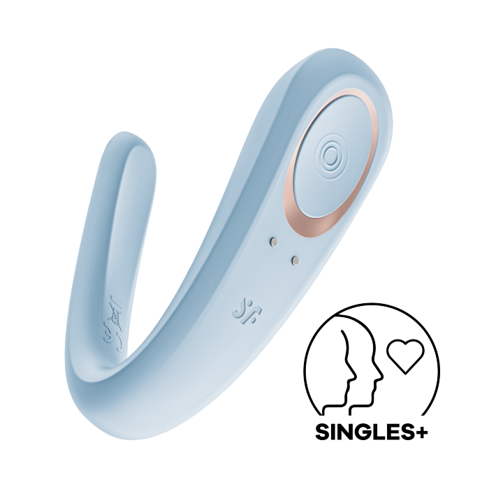 Парний вібратор Satisfyer Double Classic Light Blue