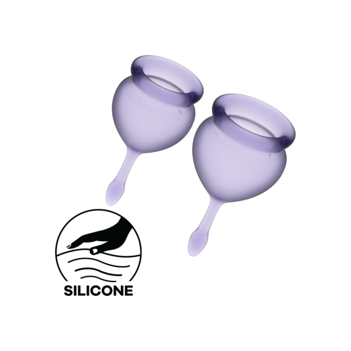 Набір менструальних чаш Satisfyer Feel Good Violet