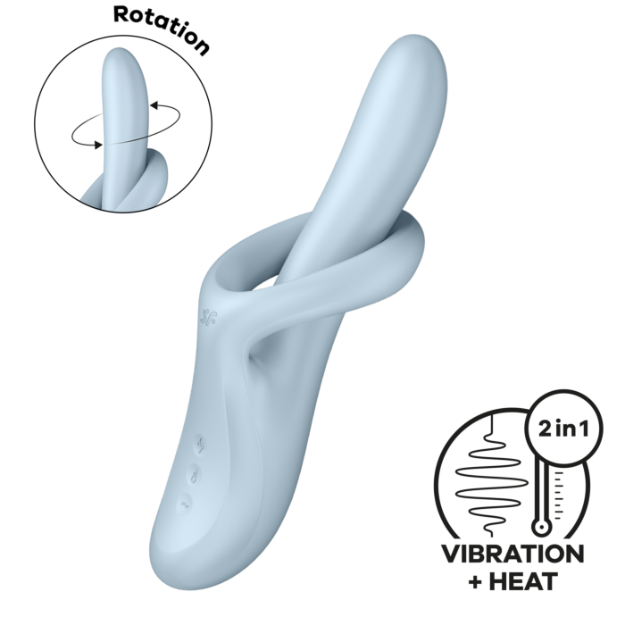 Вібратор Satisfyer Heat Flex 4 Blue