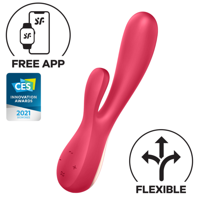 Смарт-вібратор кролик Satisfyer Mono Flex Red