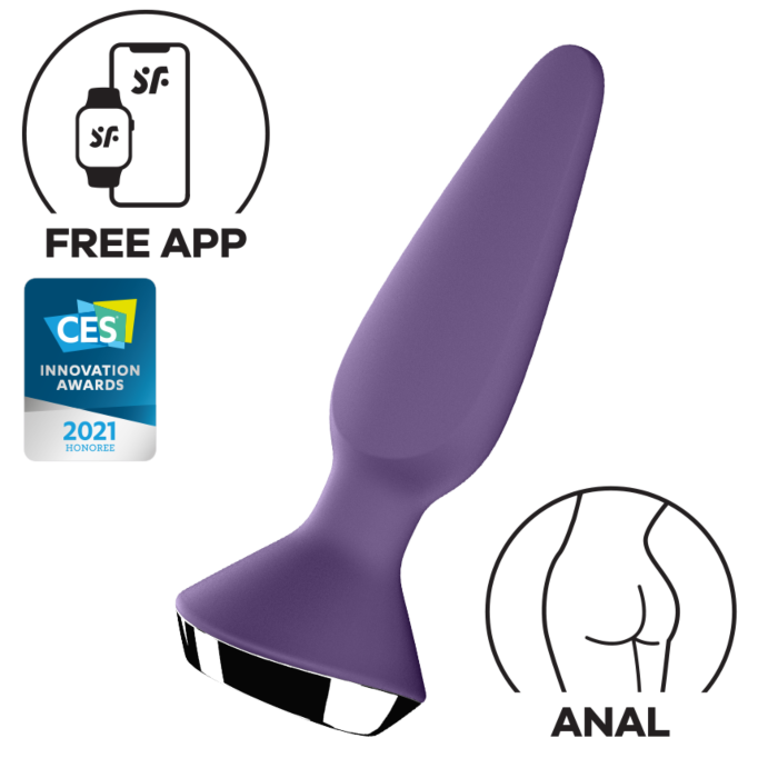 Анальна вібропробка Satisfyer Plug-ilicious 1 Violet