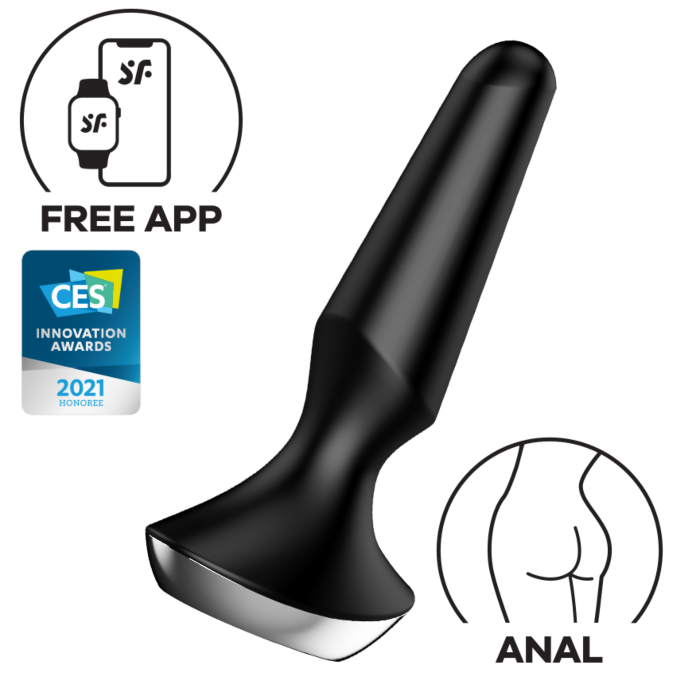 Анальна вібропробка Plug-ilicious 2 Black