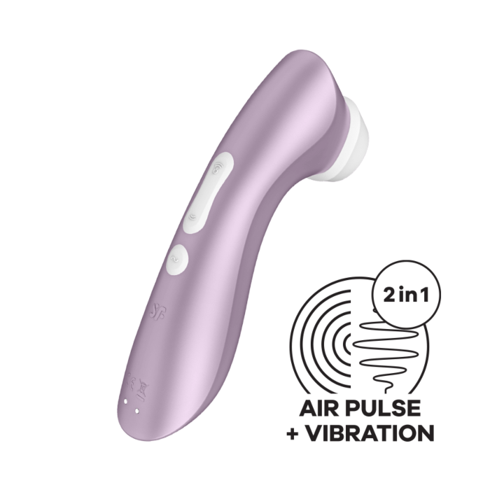 Вакуумний вібратор Satisfyer Pro 2+ Vibration Generation 2 violet