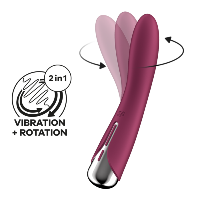Вібратор Satisfyer Spinning Vibe 1 Red