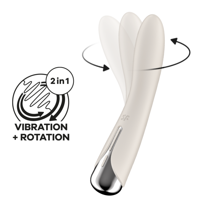 Вібратор Satisfyer Spinning Vibe 1 Beige