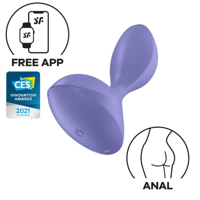 Анальна смартпробка з вібрацією Satisfyer Sweet Seal Violet